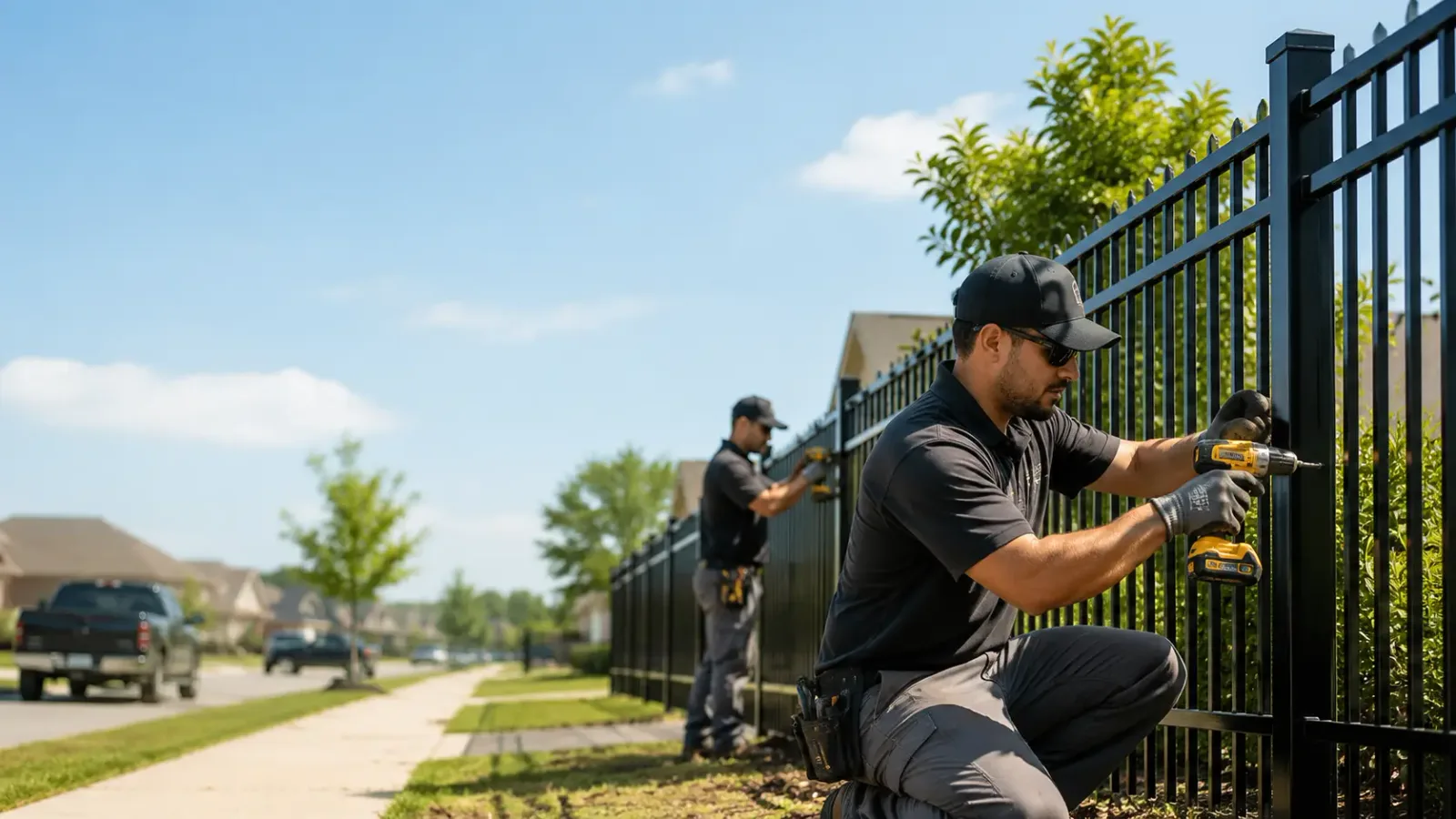Metal Fence Installation in Potomac, IL